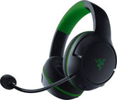 Razer Kaira Wireless Gaming Headset for Xbox Series X, featuring dual 2.4GHz / 5GHz wireless connectivity with a 10m range, in Black.